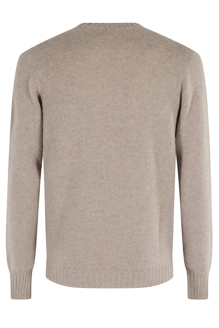 Drumohr Cashmere Sweater With Circular Neckline
