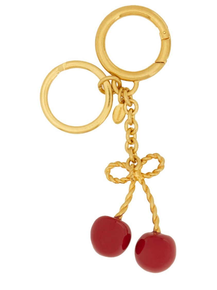 Valentino Garavani "Cherryfic" Keychain Bag Charm