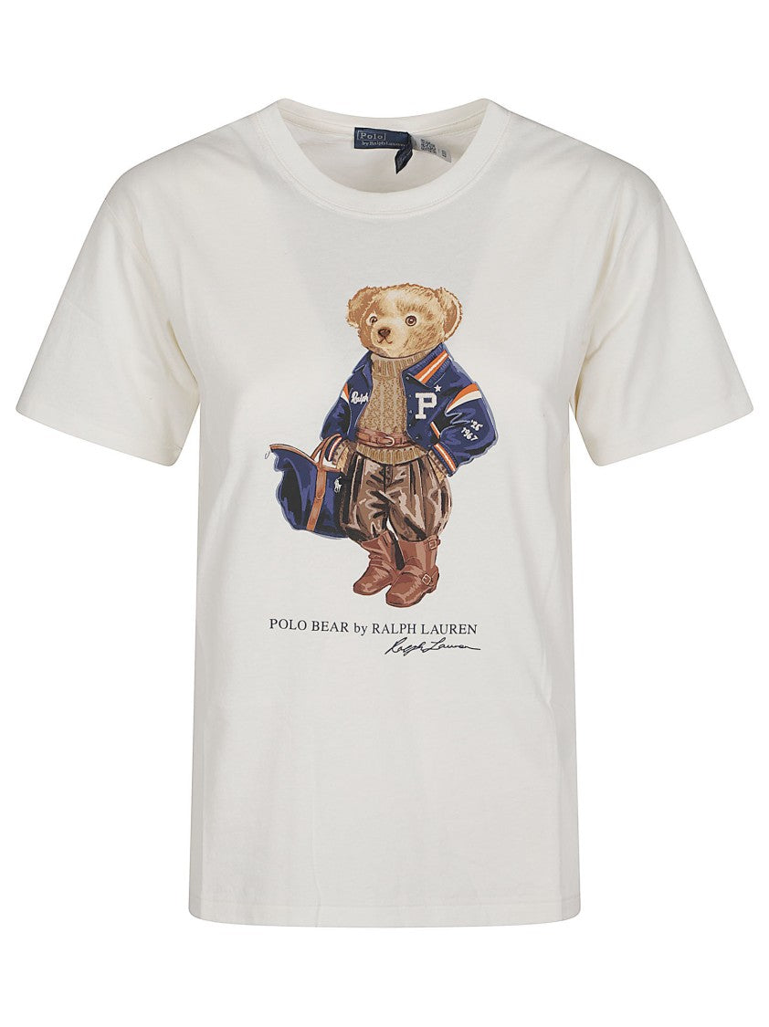 Polo Ralph Lauren Bear Graphic Cotton T-Shirt