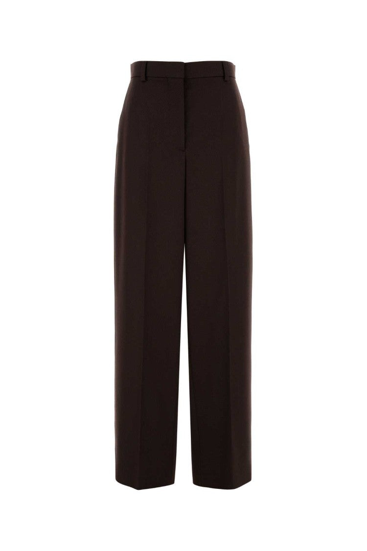 Stella Mccartney Dark Brown Twill Pant