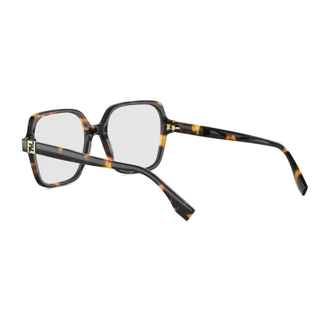 Fendi Havana Forever Fendi Acetate Square Sunglasses