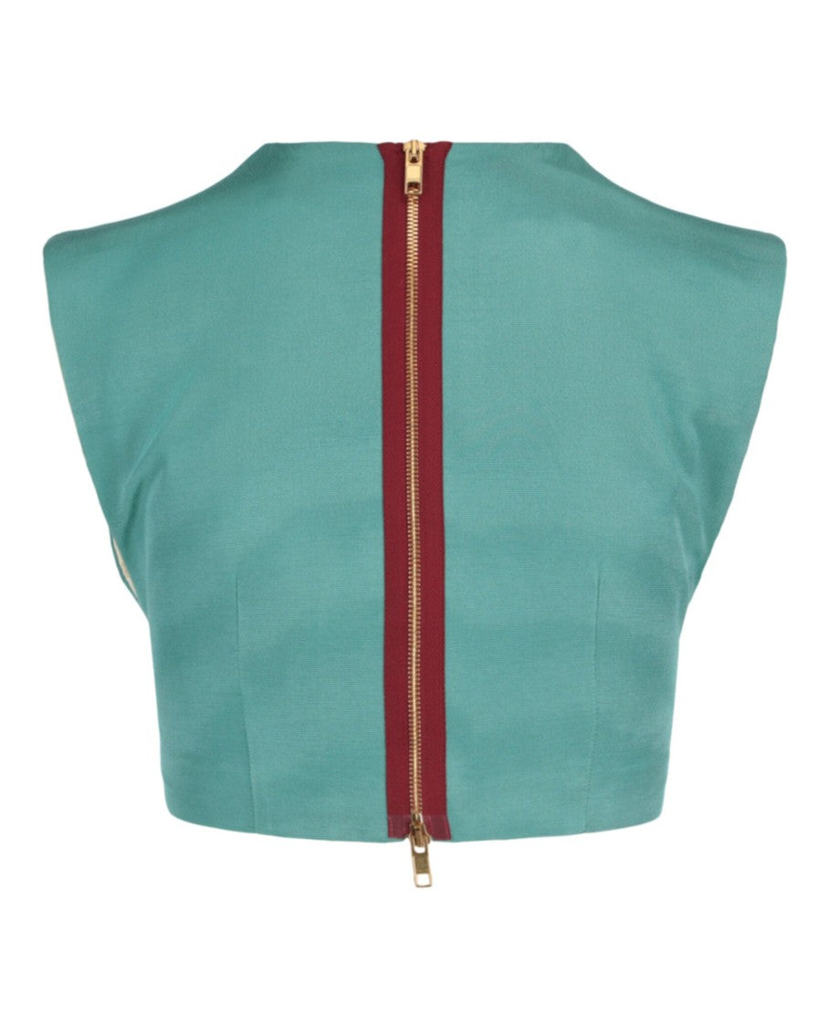 Gucci Cropped Sleeveless Top
