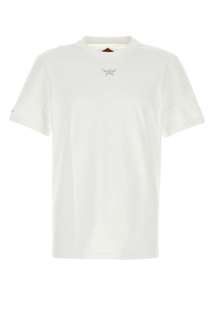Mcm White Cotton T-Shirt