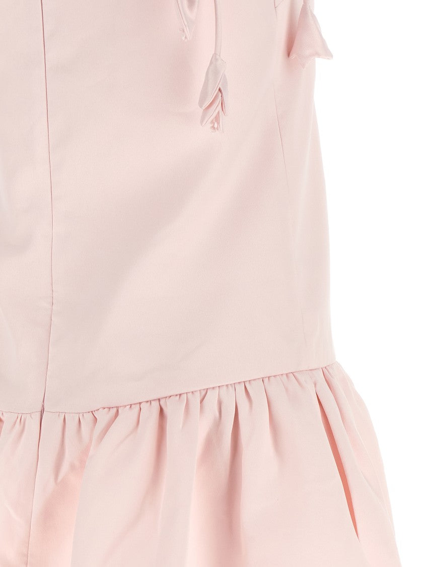 Self-Portrait 'Pink Flower Taffetà' Dress