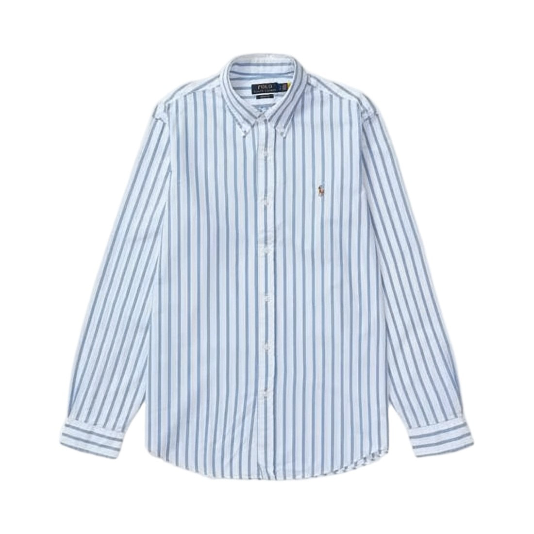 Polo Ralph Lauren Vertical Striped Long-Sleeve Polo Shirt