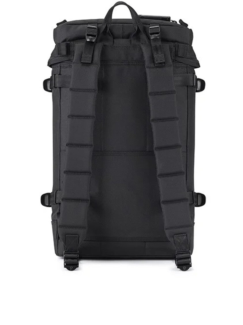 Porter International Black Backpack Rectangular Structured Nylon Backpack
