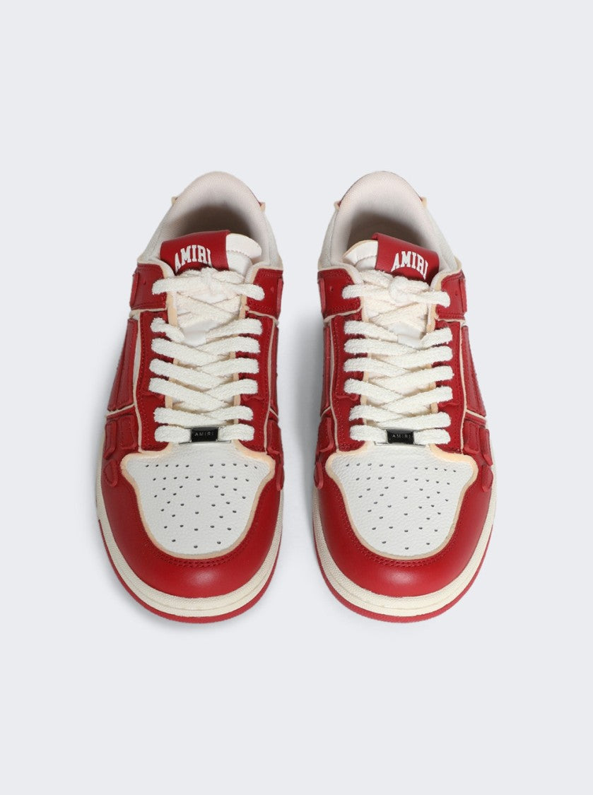 Amiri Collegiate Skel Top Low Sneaker Red White