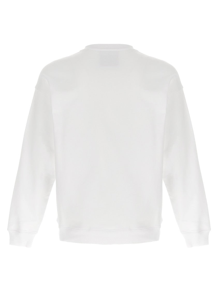 Moschino Bold Logo Print Organic Cotton Sweatshirt