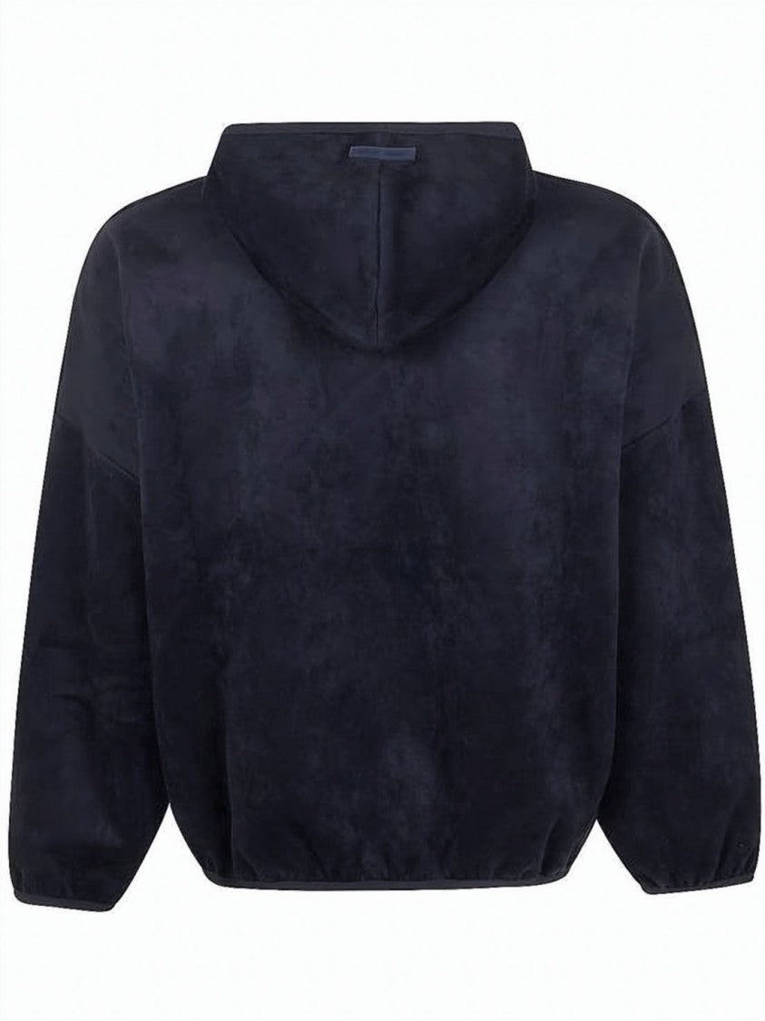 Fear Of God Modern Black Suede Fleece Hoodie