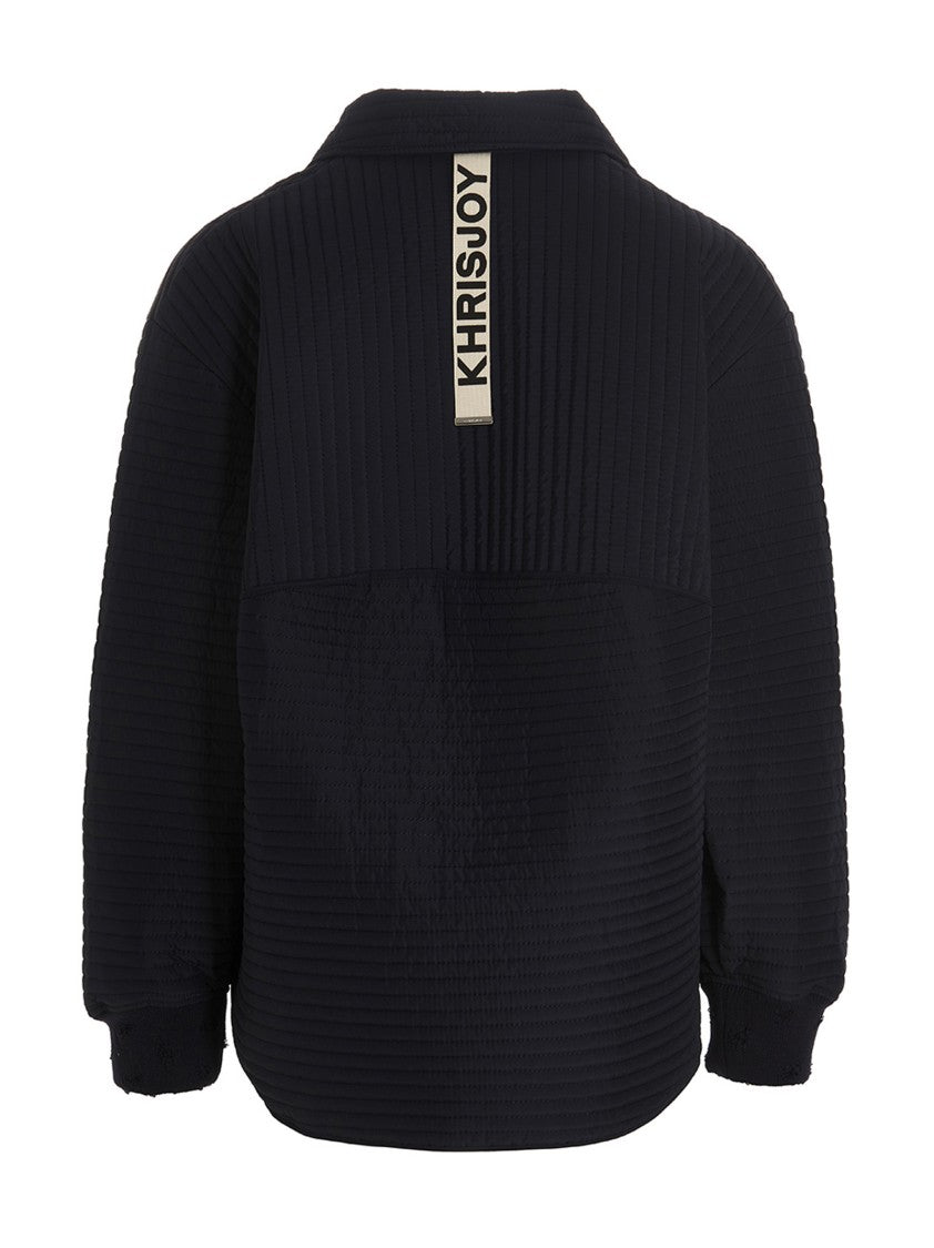 Khrisjoy 'Chore Quilted Stripes' Down Jacket