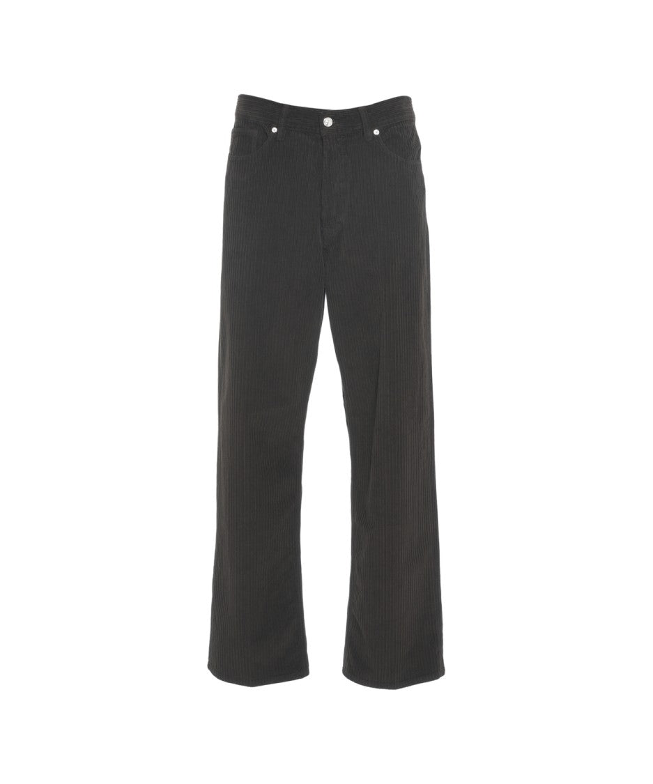 Nine In The Morning Wide-Legged Corduroy Trousers With Classic Five-Pocket Design