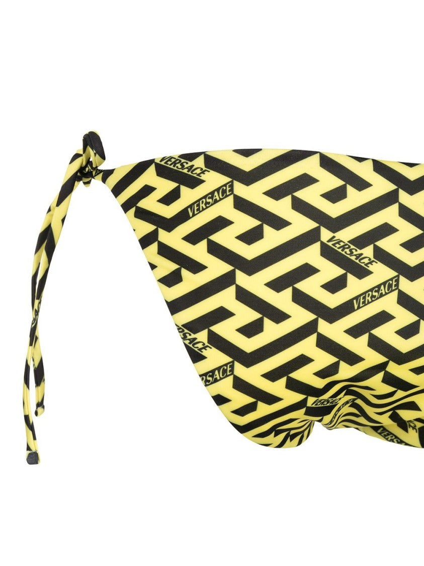 Versace Greca Signature-Print Bikini Bottoms