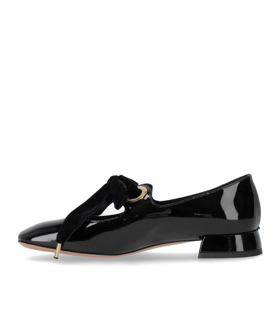 A. Bocca Mary Jane Black Ballet Flat With Bow