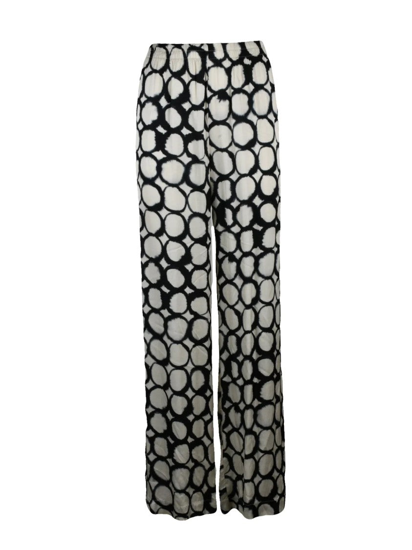 Alessia Santi Multicolor Viscose Satin Trackpants