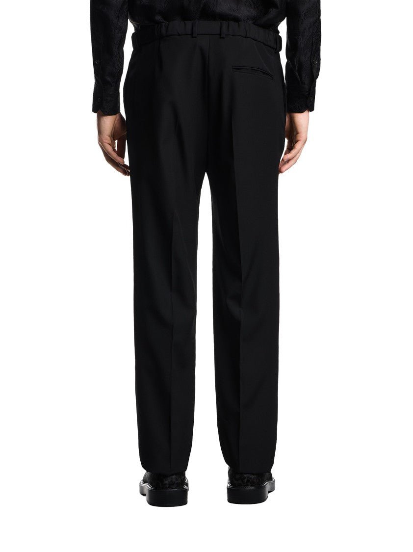 Emporio Armani Slim-Fit Trousers In Stretch Virgin Wool