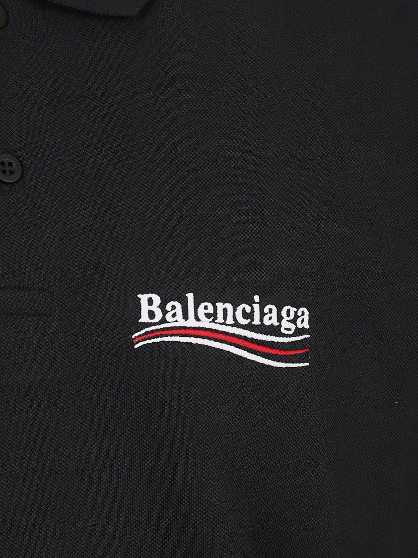 Balenciaga Cropped Polo Shirt
