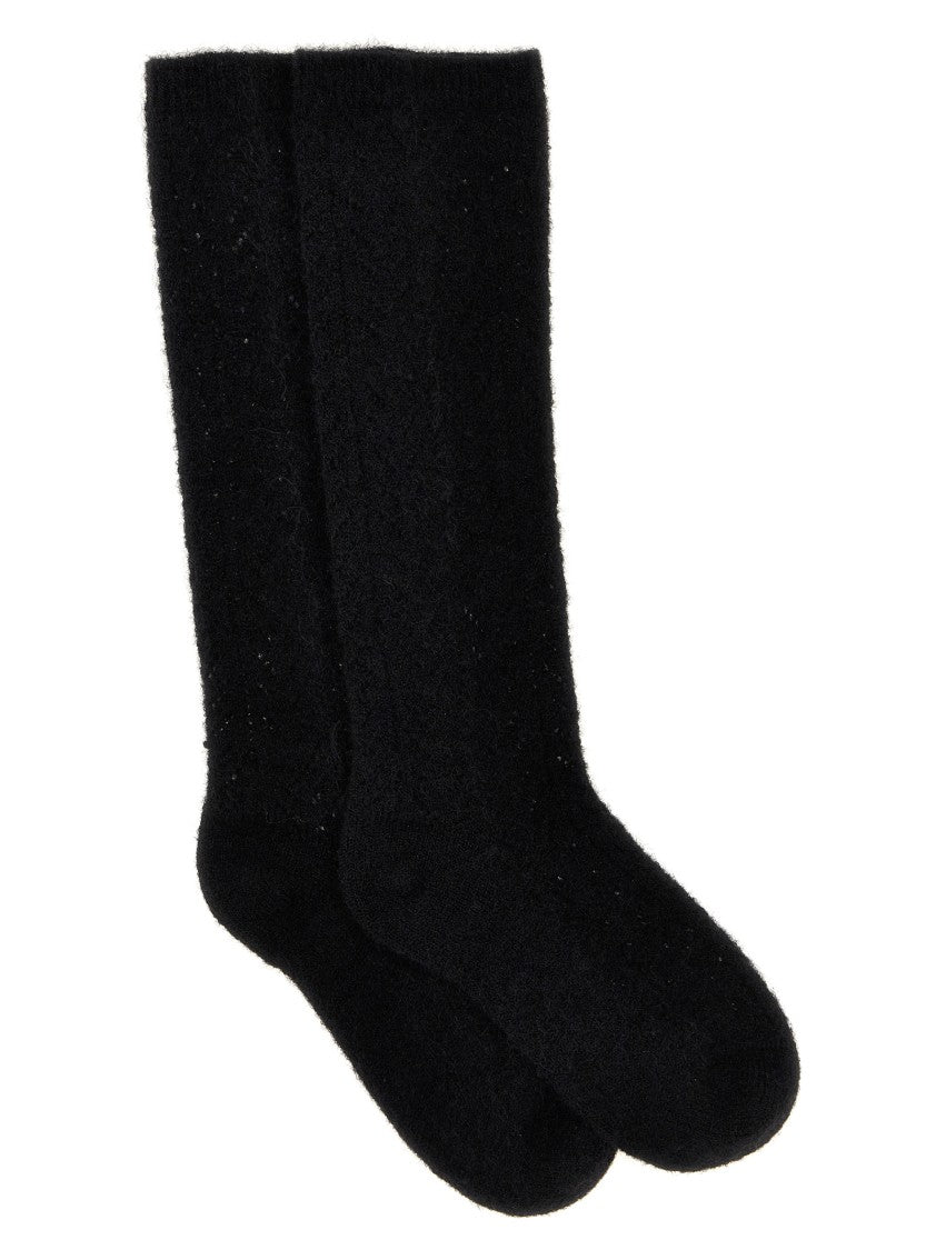 Valentino Garavani Knee-High Mohair Socks