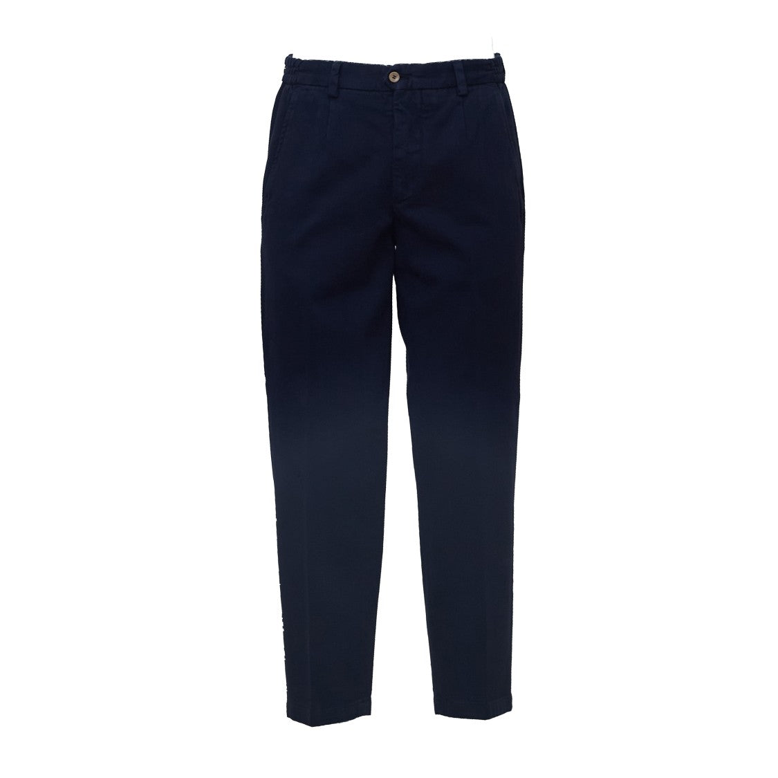 Briglia 1949 Cotton Twill Trousers With Pleats And Elastic Sides