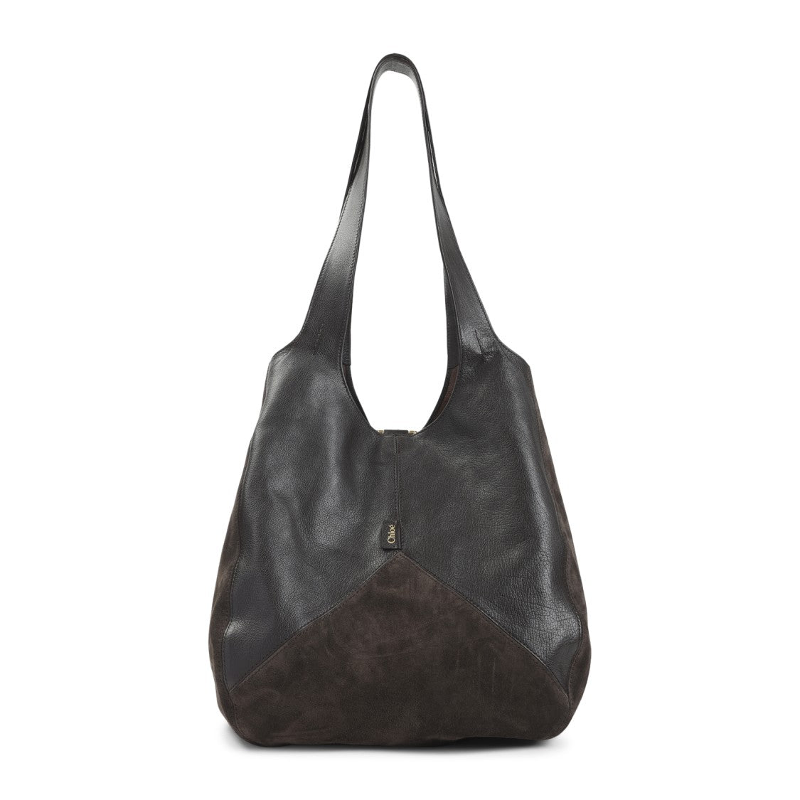 Chloé Kohl Brown Buffalo Leather Balloon Shoulder Bag