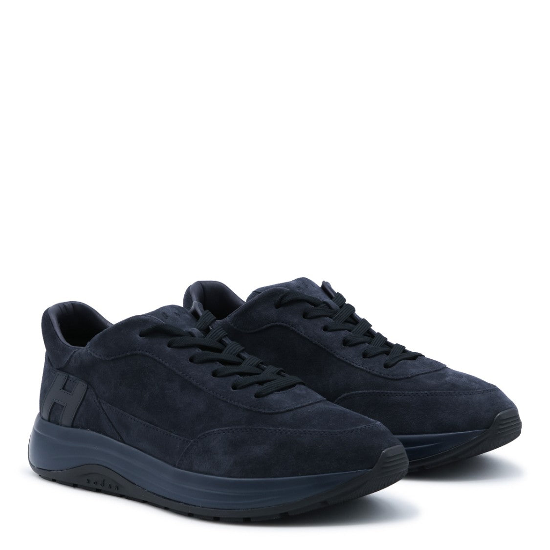Hogan Low-Top Suede Sneakers With Textured Sole And Subtle Detailing