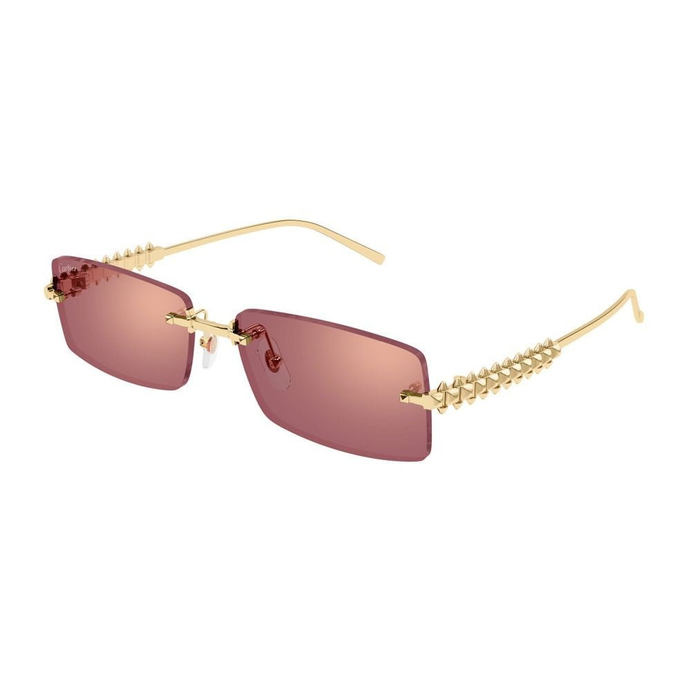 Cartier Ct0604s Clash De Rectangular Rimless Sunglasses