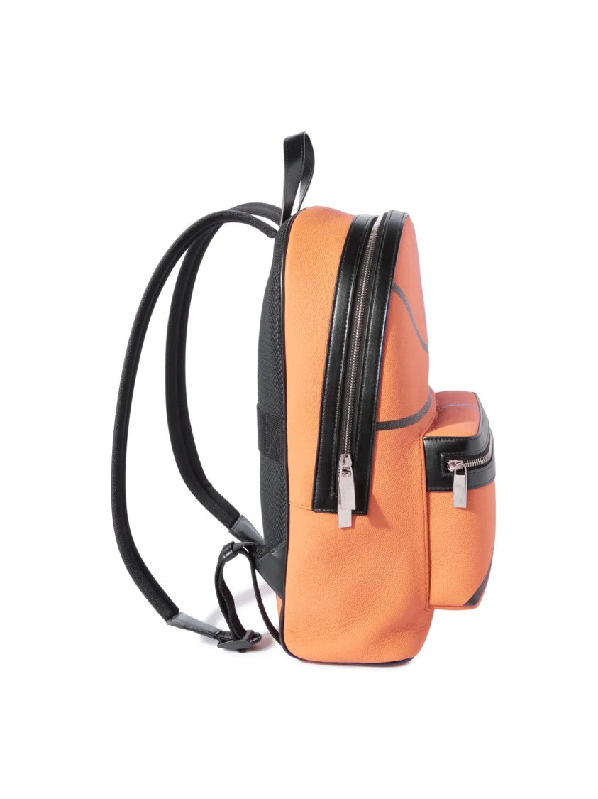 Off-White Basket Round Logo Backpack