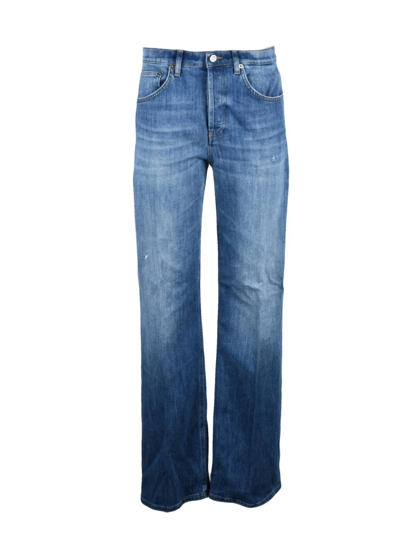 Dondup Light Blue Jacklin Faded Loose-Fit Jeans
