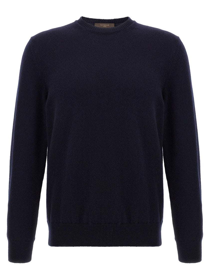 Zanone Crewneck Sweater In Soft Virgin Wool