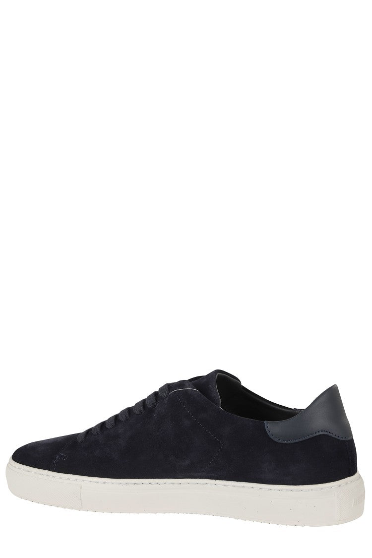 Axel Arigato Low-Top Blue Suede Sneakers With Embossed Branding