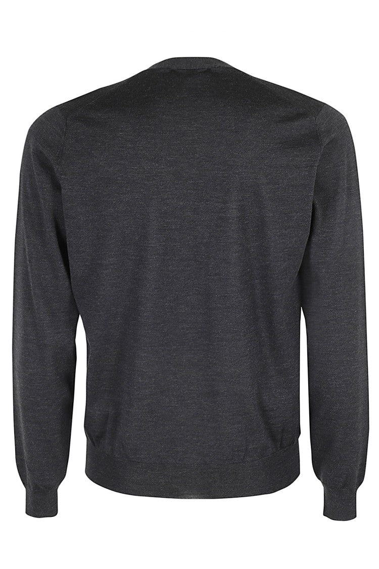 Filippo De Laurentiis Classic V-Neck Merino Wool Cardigan