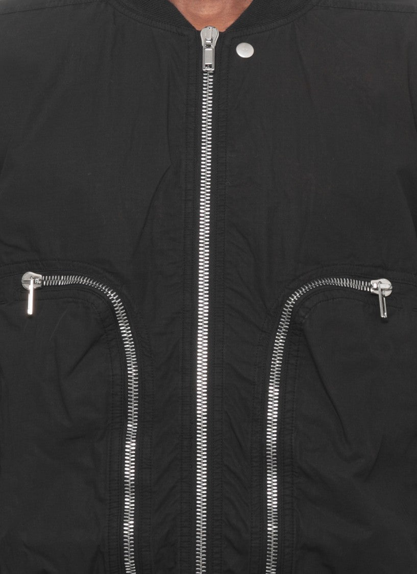 Drkshdw By Rick Owens Black Bauhaus Light Cotton Jacket