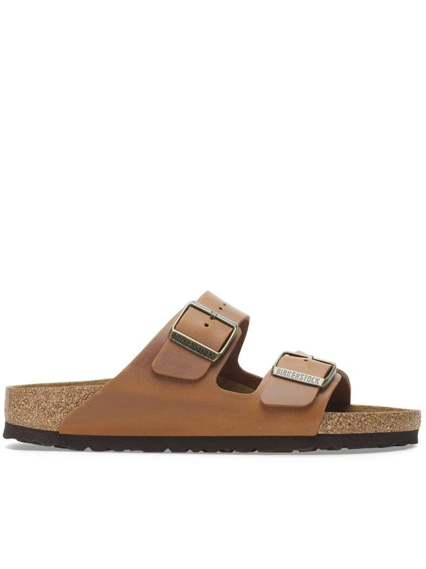 Birkenstock Arizona Brown Leather Open Toe Sandals