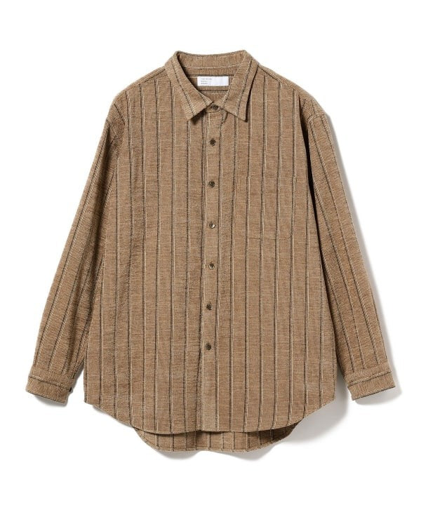 Beams Moleskin Shirt With Relaxed Silhouette