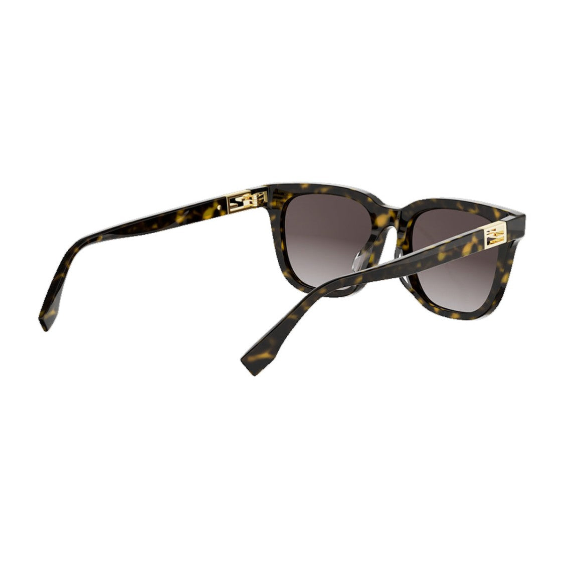 Fendi Havana Tube Fe40228f Sunglasses