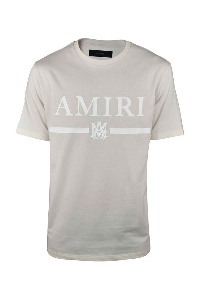 Amiri Beige Round Collar T-Shirt