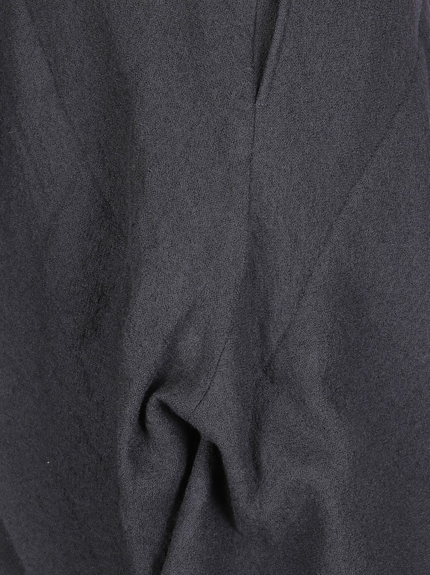 Yohji Yamamoto Tucked Stitch Design Wool Skirt