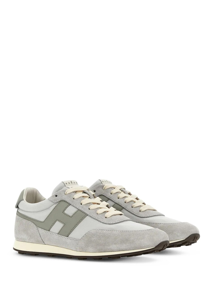 Hogan Low-Profile Sneakers With Suede And Smooth Texture