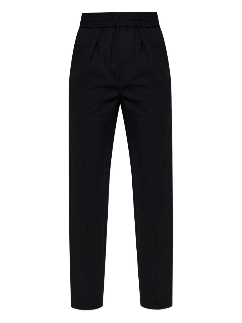 Isabel Marant Black Loretta Relaxed Tapered Pants