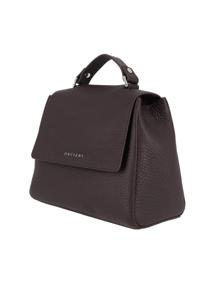 Claudio Orciani Brown Sveva Soft Small Calf Leather Handbag