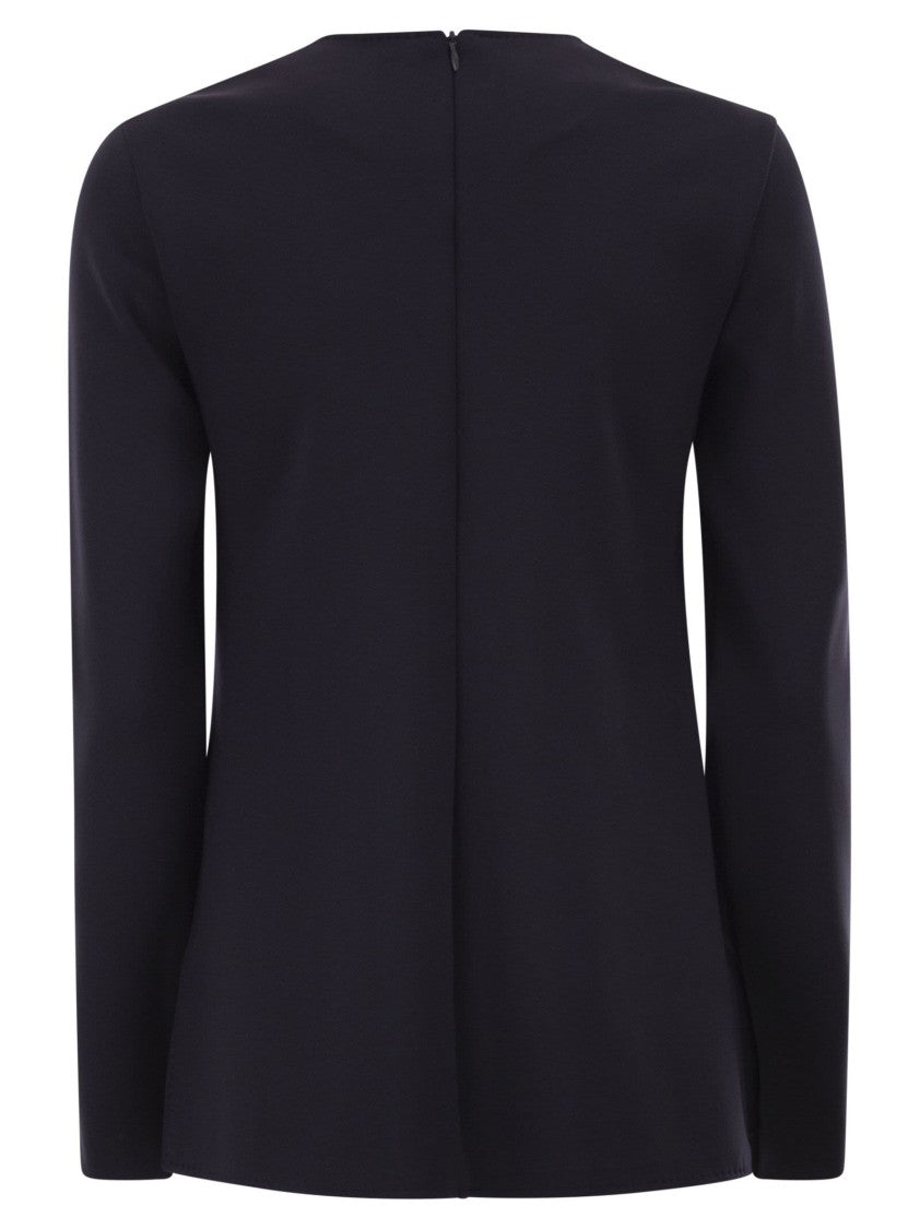 Max Mara Mxpneutro - Slim Fit Crew Neck Top