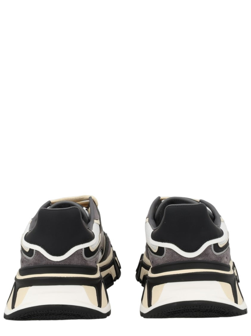 Dolce & Gabbana Dg Country Road Layered Chunky Leather-Blend Sneakers