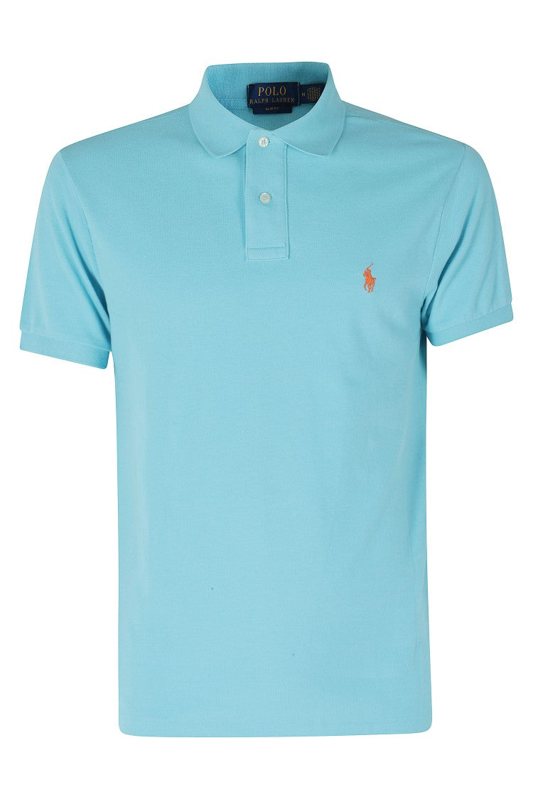 Polo Ralph Lauren Turquoise Slim Fit Short Sleeve Cotton Polo Shirt