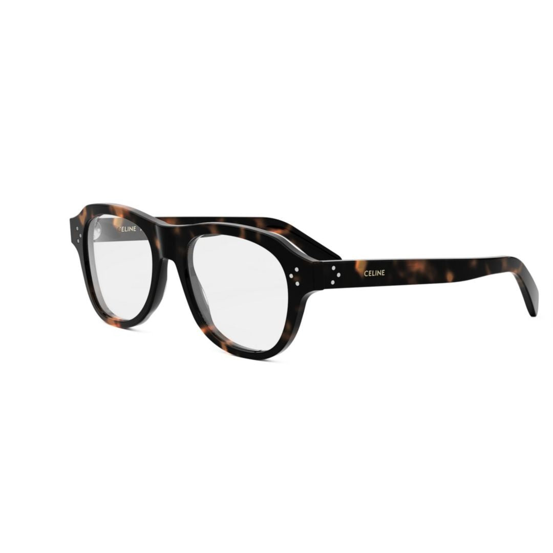 Celine Cl50159i Rectangular Tortoiseshell Eyeglasses