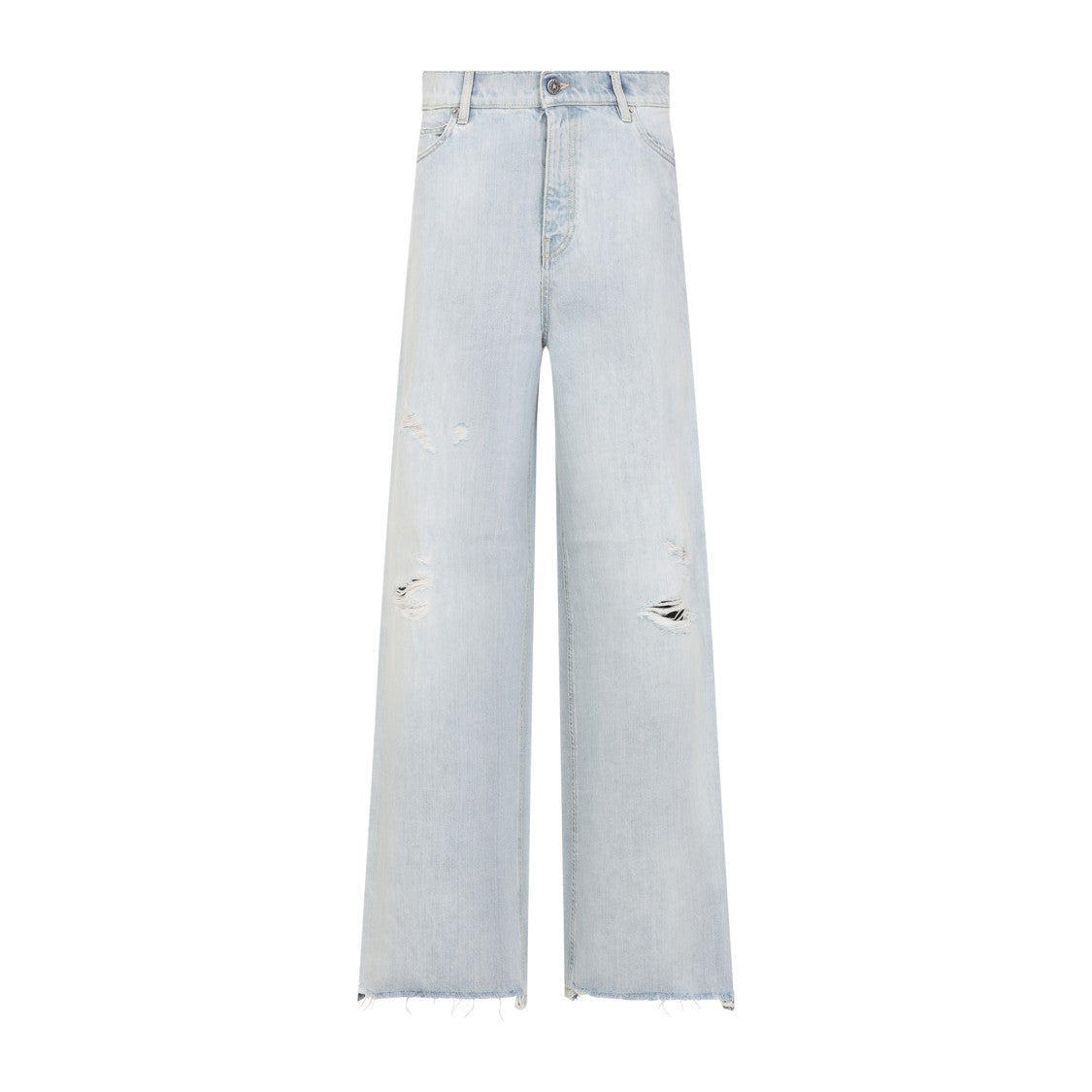 Golden Goose Melody Boyfriend Light Blue Cotton Jeans