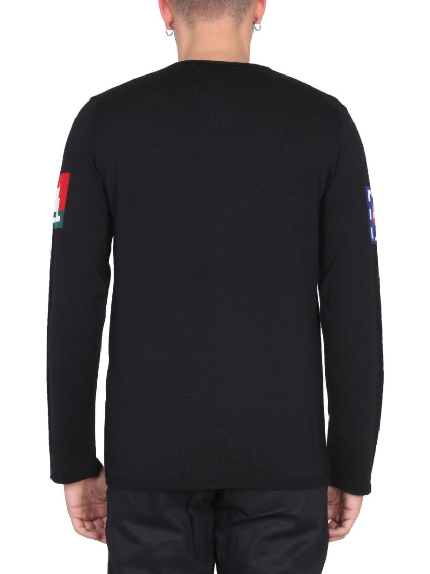 Comme Des Garçons Black Wool Jersey