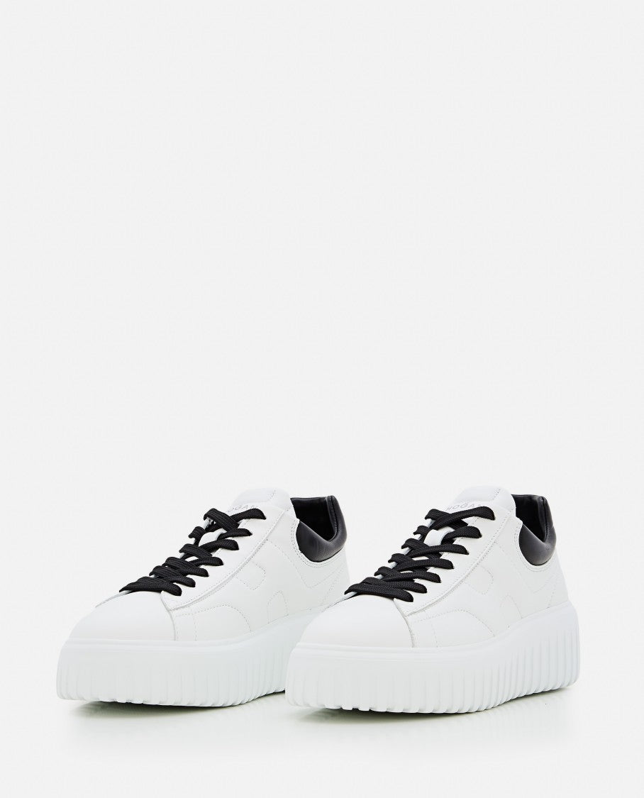 Hogan White Platform Sneakers