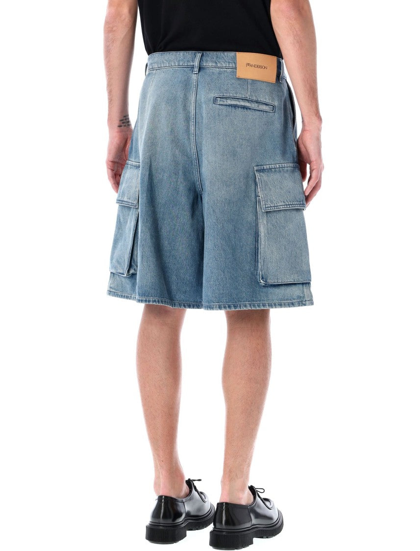 J. W. Anderson Light Blue Denim Cargo Shorts