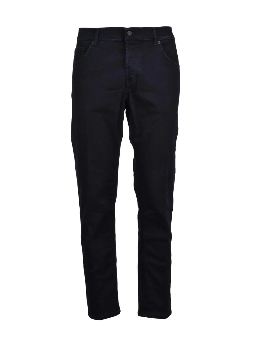 Dondup Blue Mius Slim Fit Cotton Elastomultiester Jeans