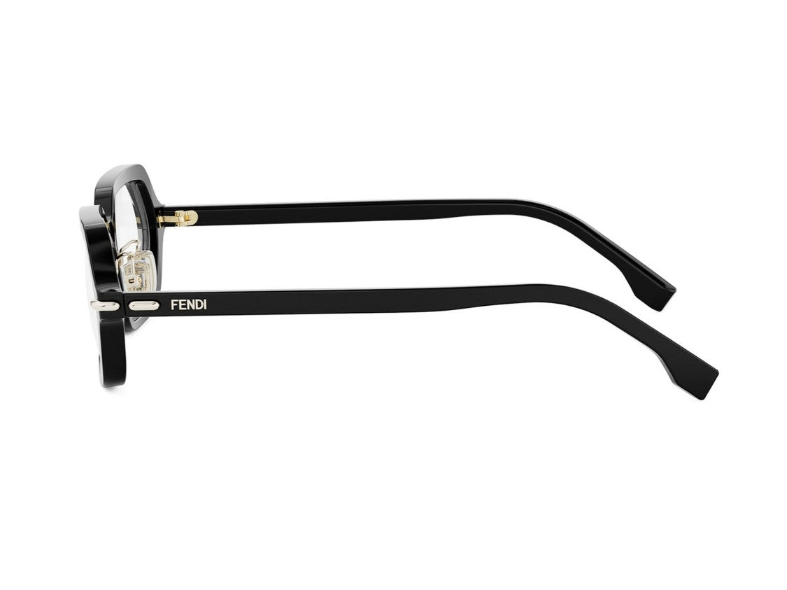 Fendi Fe50125f Bold Geometric Hexagonal Eyewear