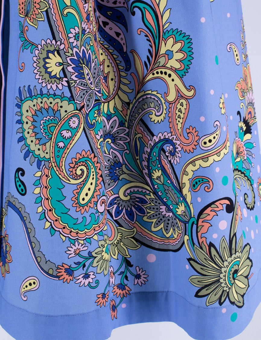 Etro Vibrant Pattern Chemisier Dress